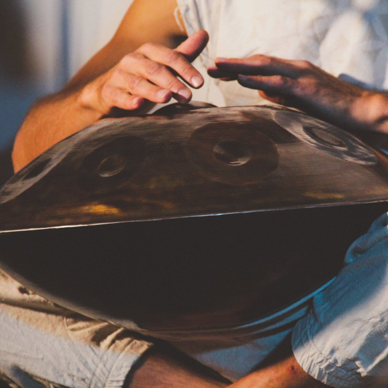 handcrafted handpan drum 9 note 432 Hz D minor